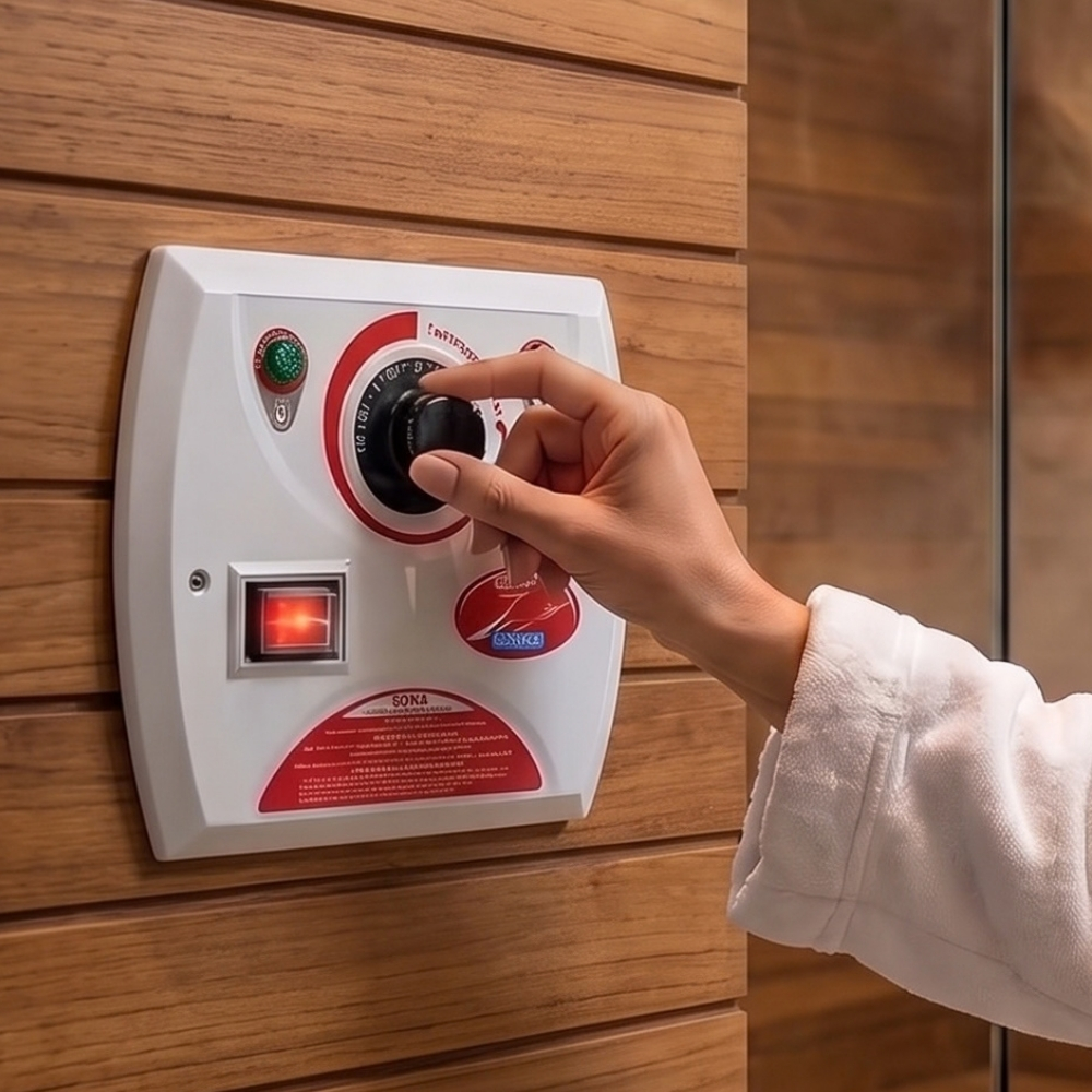 Comando Analógico Para sauna Seca