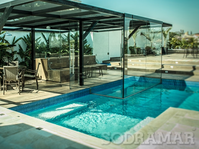 construir uma piscina