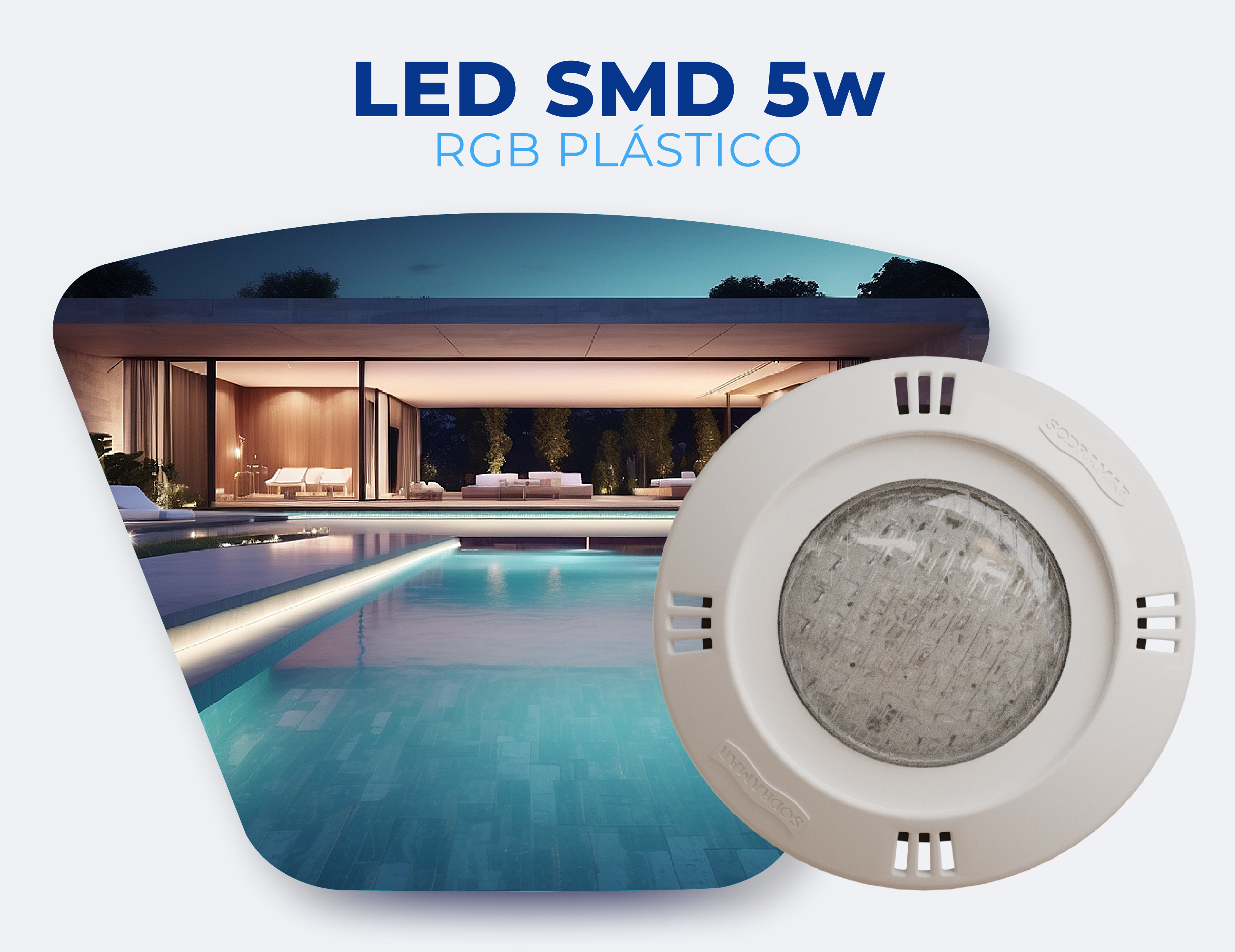 LED SMD RGB ABS 5w