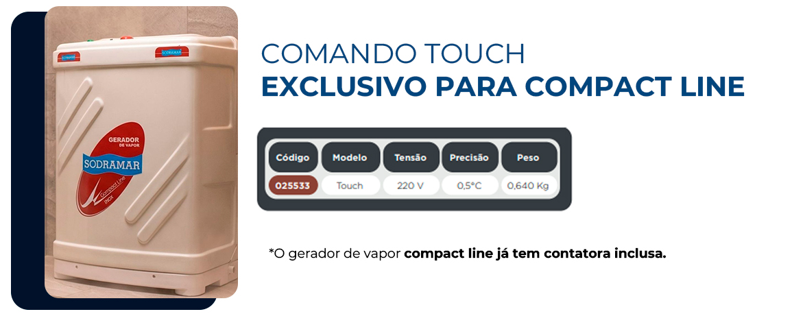 comando touch compact Line sodramar comando touch compact Line sodramar