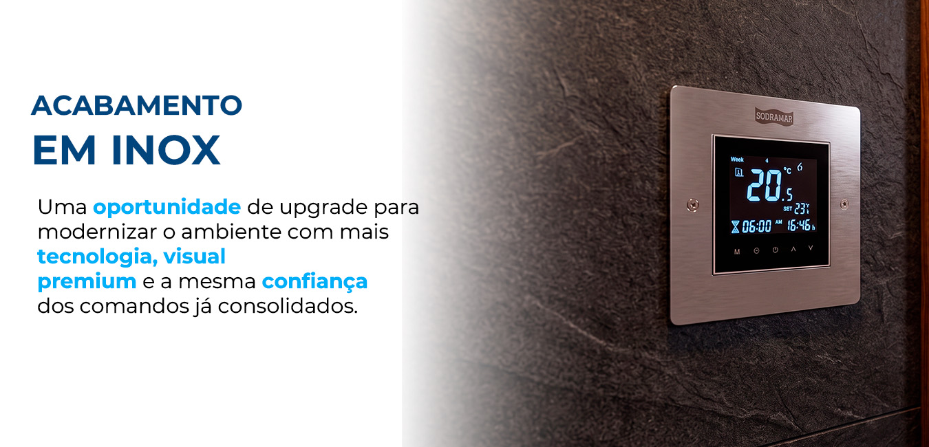 comando touch site gerador de vapor 4