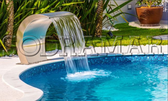 cascata para piscina