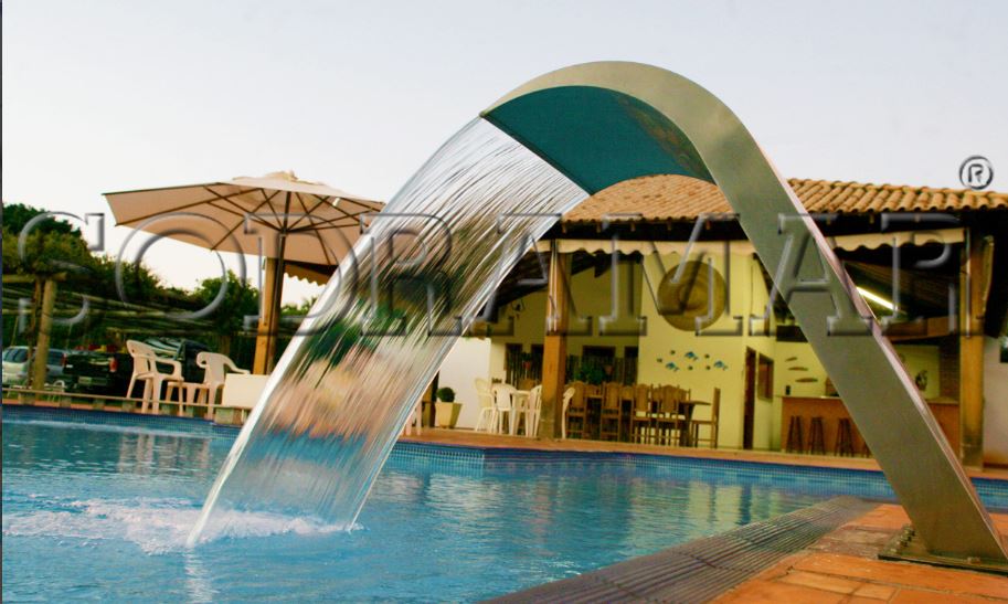 cascata para piscina