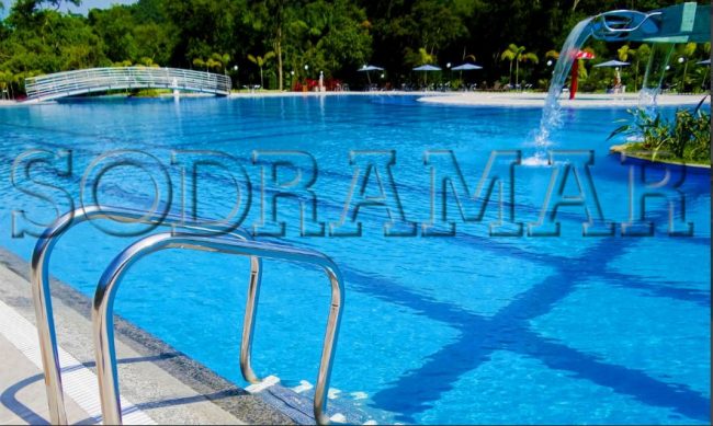 filtro de água para limpeza de piscina