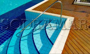 corrimão para piscina