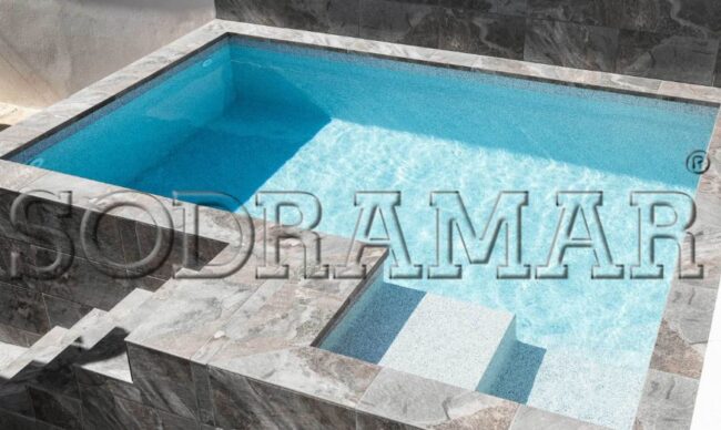 manta armada para piscina