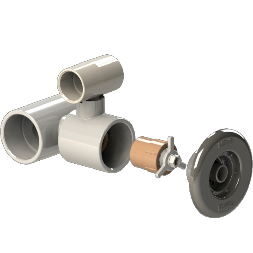 Dispositivo de Hidro ABS/Inox Pratic Saída Lateral (tubo de 50)