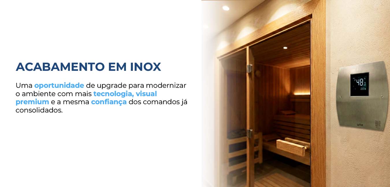 comando retrofit em inox