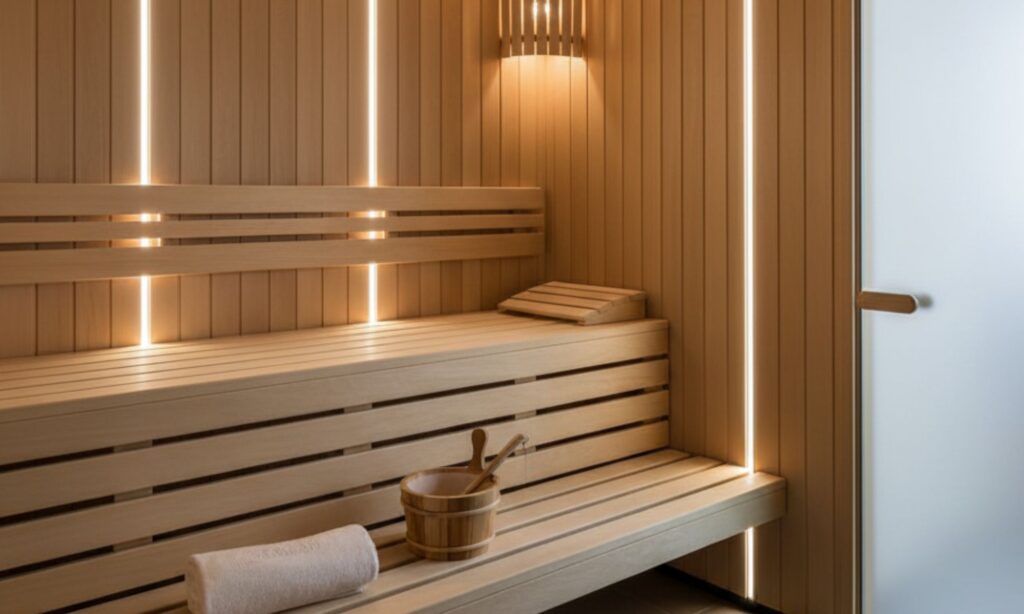 sauna a vapor para site