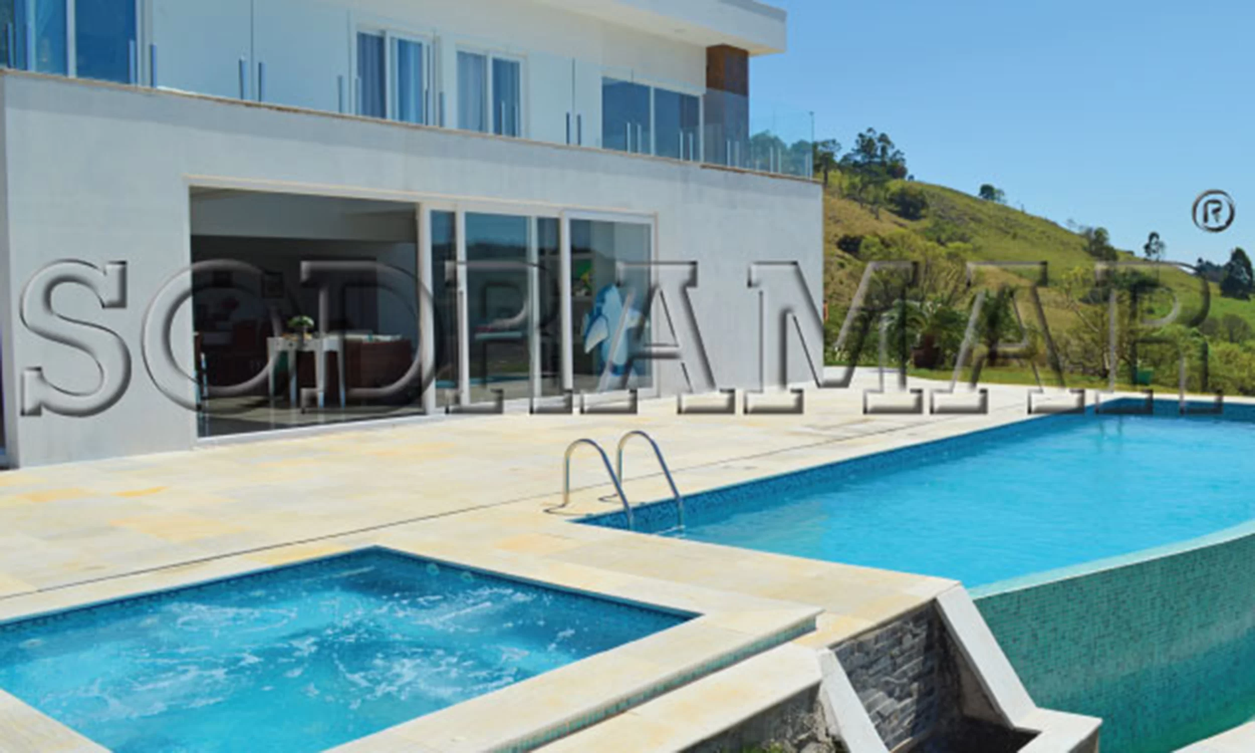 Acessibilidade na Piscina