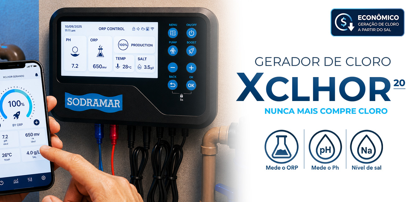 Gerador de cloro xclhor 1 ajustado