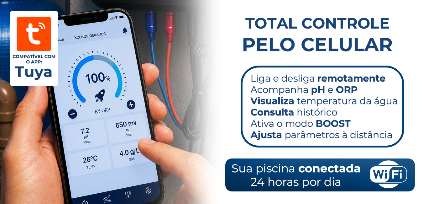 Gerador de cloro xclhor 3 ajustado